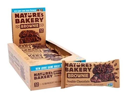 Natures Bakery Double Chocolate Brownie 12ct